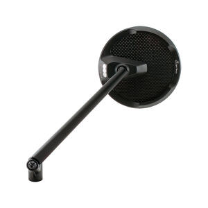 Coppia Specchi Rotondi In Alluminio-Carbonio (M10x1,25) (2 Perni Dx + 1 Sx) per Bmw, Ktm <p>Nero</p>